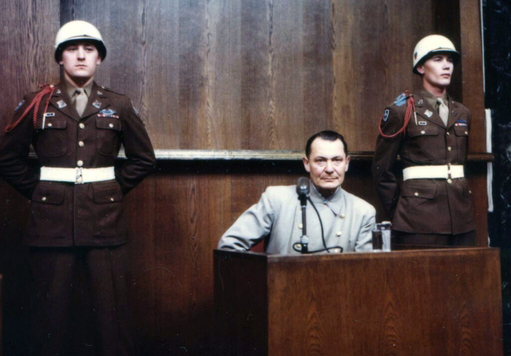 Hermann Göring under cross-examination