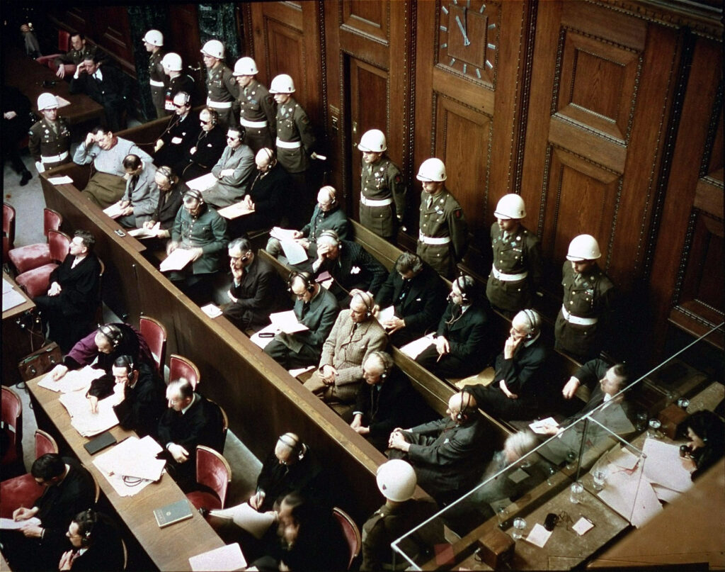 Nazi Defendants at the Nuremberg Trials