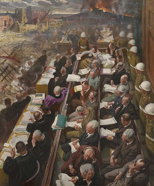 Art: The Nuremberg Trials by Dame Laura Knight