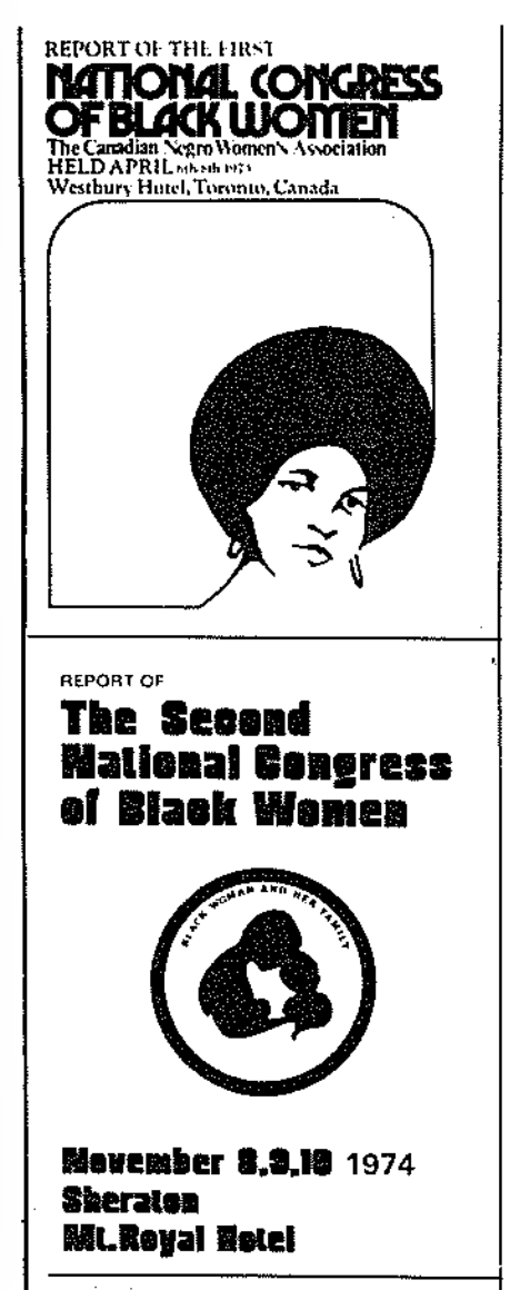 Bulletin du Secrétariat national du Congrès national des femmes noires du Canada